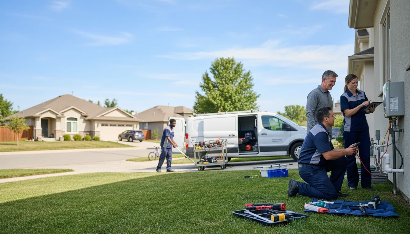 Tankless water heater service in Coupland, TX
